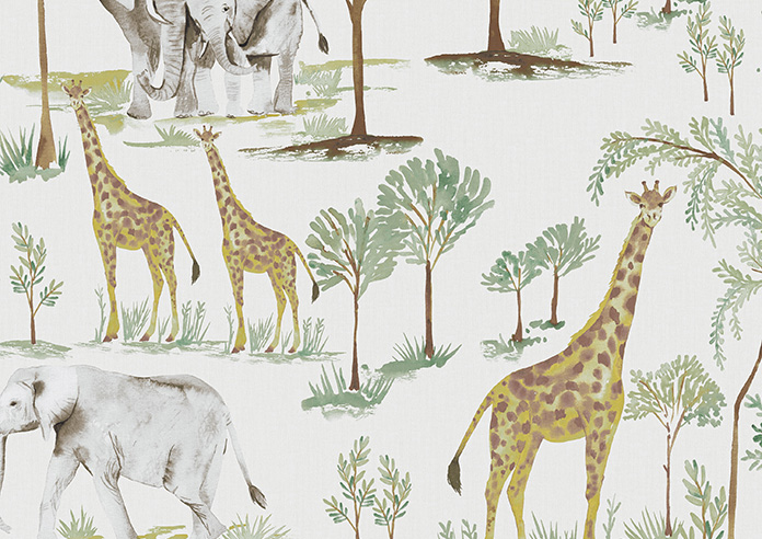 Safari Sights, Brights - Twist&Fit Roller Blind - Image 6